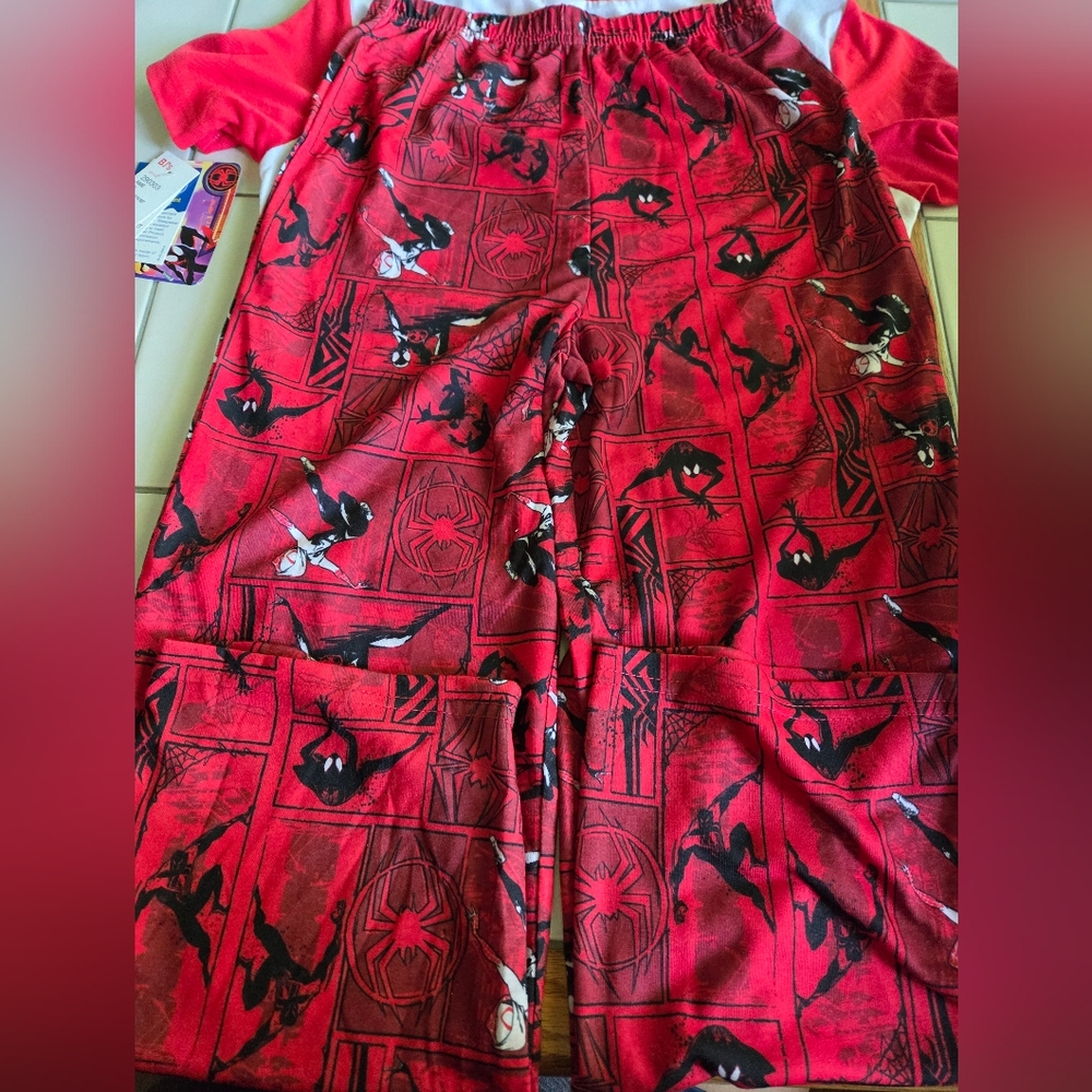 Boys Size 10 SpiderMan Kids Pajama Set - Picture 6 of 7